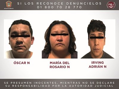 Detiene la fiscalìa estatal a tres personas investigadas por el homicidio de dos estudiantes en Atizapán