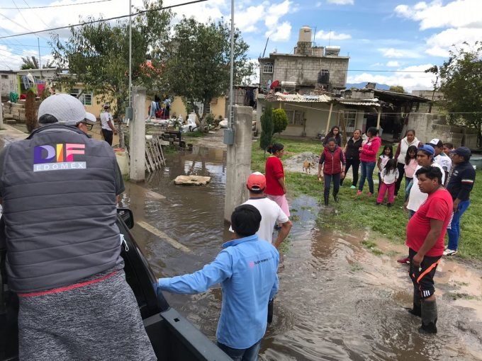 Los tres órdenes de gobierno trabajan en la reparación inmediata del bordo del Río Lerma