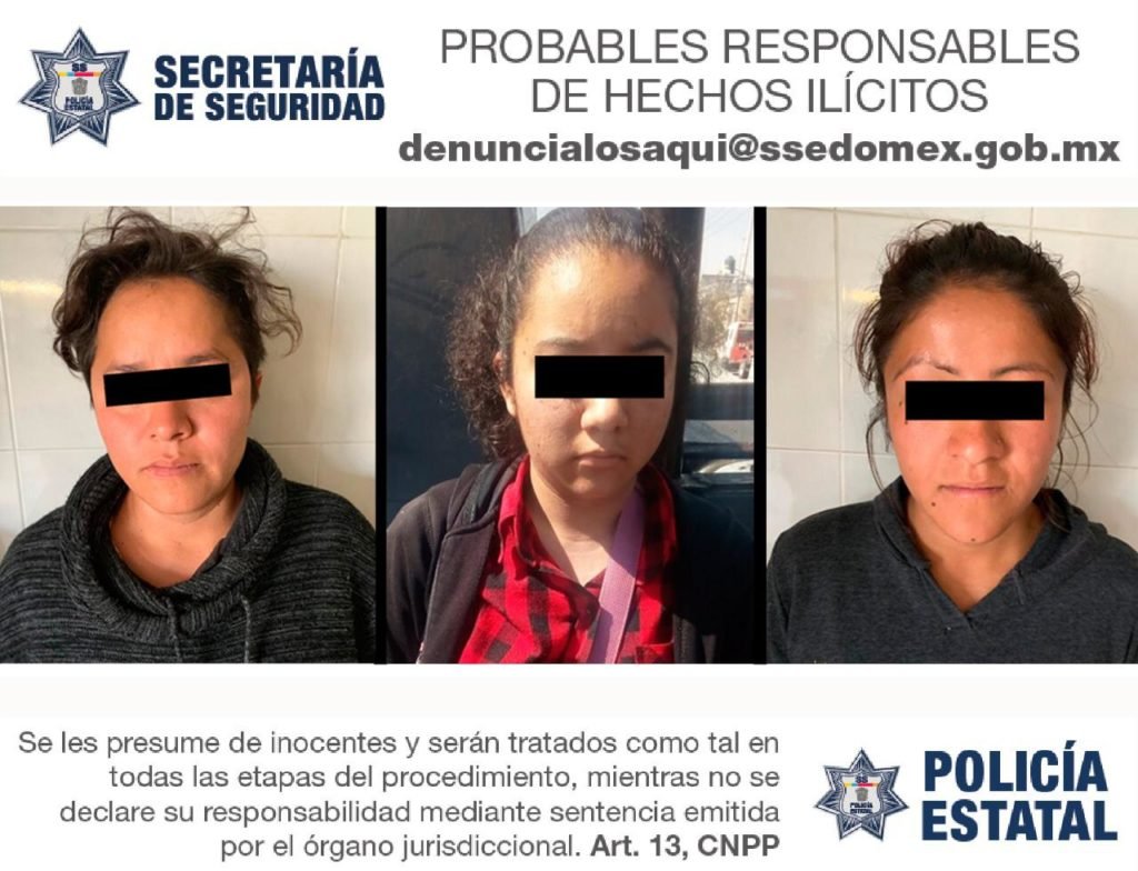 Detienen a tres mujeres en Tecamac por robar un Oxxo