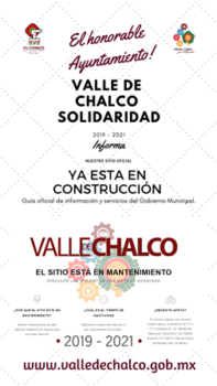 Regresa sitio Oficial en linea, para  del H. Ayuntamiento de Valle de Chalco