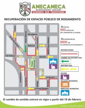 Busca gobierno de Amecameca mejorar la movilidad