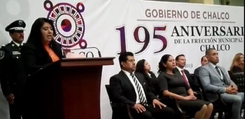 Rectora de la Universidad Politécnica de Atlautla brinda mensaje a la ciudadanía de Chalco