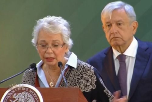 Aplaude Sánchez Cordero que feminicidio amerite prisión preventiva