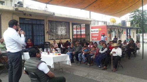 Realiza asambleas informativas alcalde de Ozumba