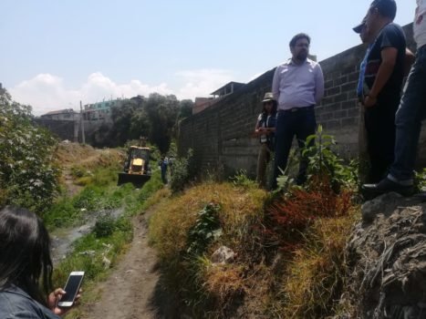 Inician trabajos de desazolve en barrancas de Ozumba