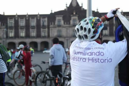 Realizan la primera rodada ciclista “Iluminando nuestra historia”