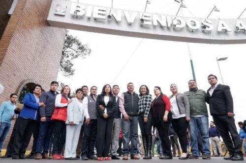 Arco de bienvenida en Amecameca representa puerta a la naturaleza