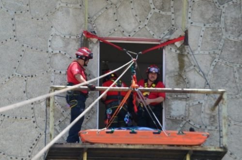 Demostración de Protección Civil en el Estado de México