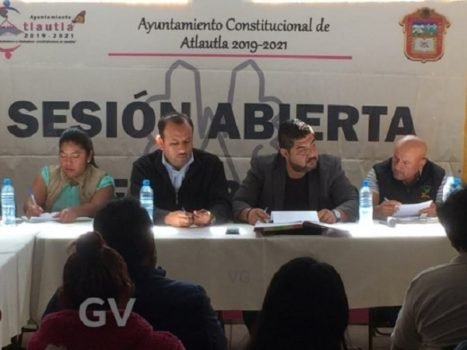 Sesión de Cabildo Abierto en  Delegación San Juan #Tepecoculco municipio de #Atlautla