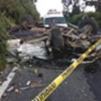 Accidente en la carretera federal #México-Cuautla  pierden la vida un hombre y dos menores de edad