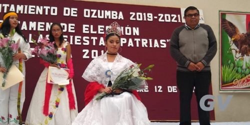 Certamen de  la Reina de las Fiestas Patrias en #Ozumba