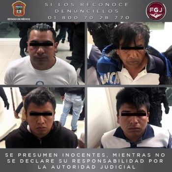 En el municipio de #Amecameca detienen a cuatro presuntos por homicidio