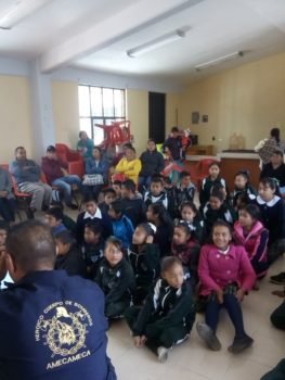 Realiza Protección Civil de Amecameca talleres  preventivos en escuelas