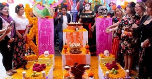 Realizan concurso de ofrendas  en #Ixtapaluca