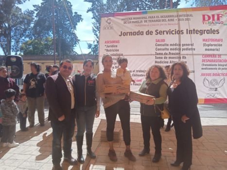 SE REALIZÓ CON ÉXITO LA JORNADA DE SERVICIOS INTEGRALES EN EL MUNICIPIO DE TENANGO DEL AIRE