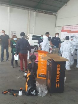 Entregan equipo de protección a trabajadores del Ayuntamiento de Atlautla