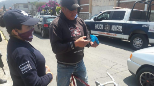 Tras muerte de dos mujeres de la tercera edad por covid-19 realizan cerco sanitario en #Tlalmanalco