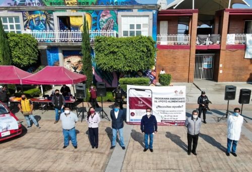 En Valle De Chalco inicia programa de apoyo alimentario a personas vulnerables