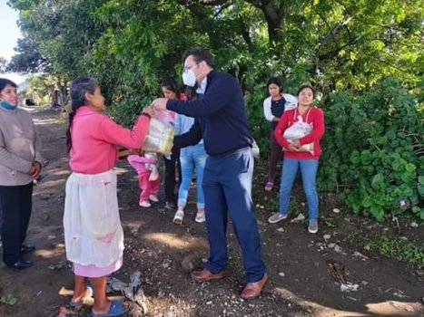 En #Ozumba hacen entrega de apoyos alimentarios