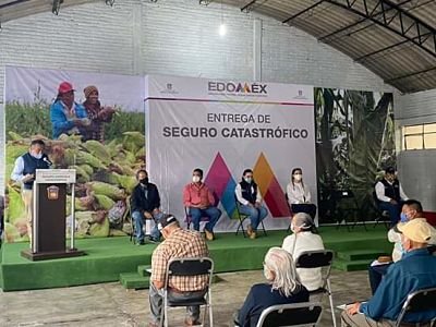 Realizan entrega de seguro catastrófico a integrantes del comisariado ejidal de #Temamatla