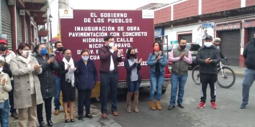 Entrega Edil Pavimentación de Calle Nicolás Bravo en Cabecera Municipal Ozumba