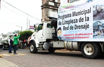 En Amecameca limpian 60 kilómetros de tuberías con el “Programa Municipal de Limpieza de Red de Drenaje”