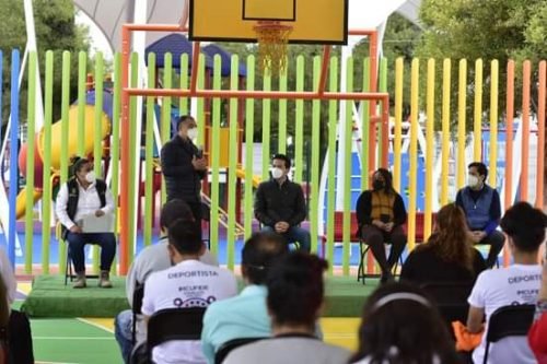 Inauguran parque en la colonia Nueva San Isidro en Chalco