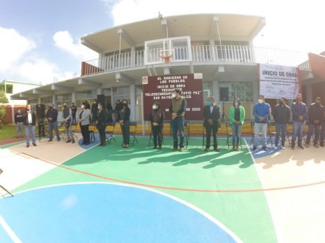 Gobierno de Ozumba inicia construcción de techumbre en Telesecundaria de Tecalco