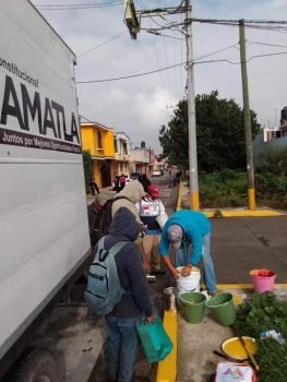 Gobierno de Temamatla trabaja en el mejoramiento urbano del municipio