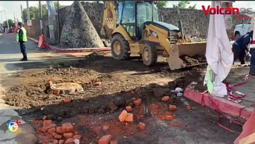 Está por concluirse el colector de aguas pluviales en Tenango del Aire