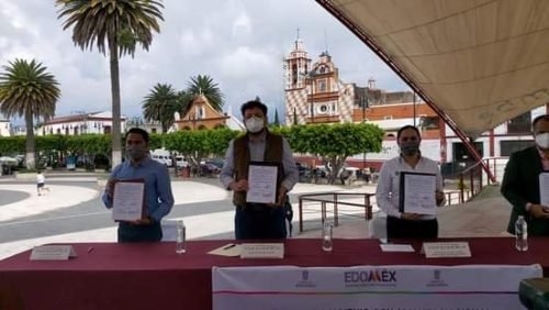 Secretaria de Turismo del Edomex firma convenio en Ozumba