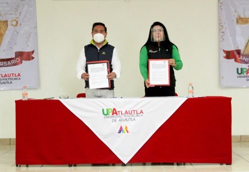Firman convenio de colaboración Gobierno de Amecameca y  la Universidad Politécnica de Atlautla
