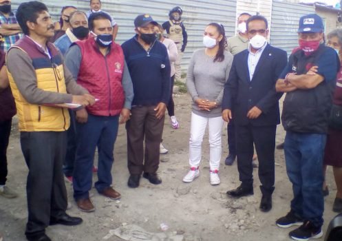 Provechosa reunión con vecinos de la colonia Santa Cruz  en Valle de Chalco