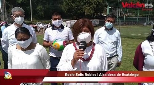 Alcaldesa de Ecatzingo agradece la inversión anunciada para este municipio