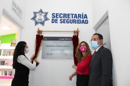 CEMyBs y SS inauguran biblioteca femenil en Penal de Chalco
