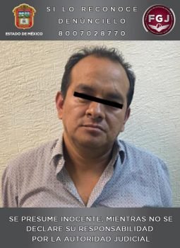 Este sujeto fue detenido en Chalco por  tráfico ilegal de personas