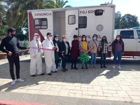 Inauguran unidad móvil de la fiscalía de género en Tenango del Aire