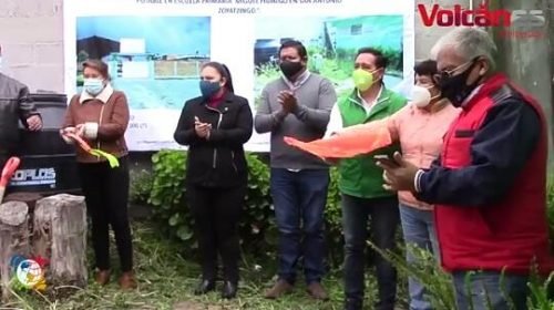 El gobierno de Amecameca sigue iniciando obras en beneficio a la educación