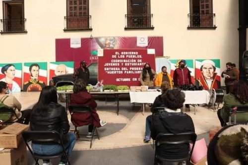 La coordinación de Juventud y Estudiantes hicieron entrega del programa “huerto familiar” en Ozumba