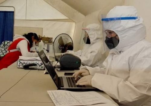 Ofrecen atención continúa en módulo COVID-19  instalado en Ixtapaluca