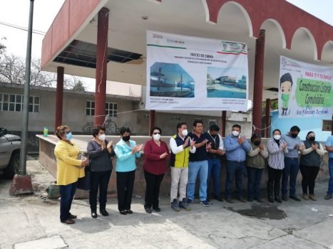 Con una inversión de más de 800 mil pesos se da banderazo de inicio a la rehabilitación de la explanada delegacional y la pavimentación asfáltica de calle Allende en Amecameca