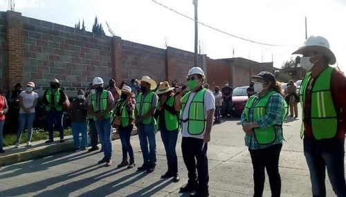 Dan banderazo de inicio a la segunda etapa de electrificación en Tenango del Aire 
