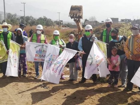 Con una inversión de un millón de pesos se construirá el nuevo puente vehicular en la Colonia Tecuatitla en Tenango del Aire