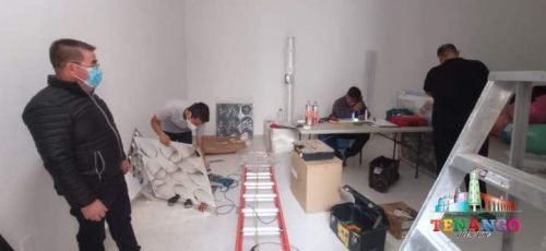 La nueva Unidad de Rehabilitación e Integración Social de Tenango del Aire ya esta siendo amueblada