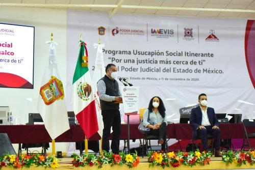 Edil de Chalco acompaña a representantes del Poder Judicial del Estado de México a la entrega de 104 sentencias de usucapión