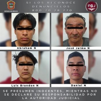 Vinculan a proceso a cuatro sujetos por el homicidio de un hombre en Ixtapaluca