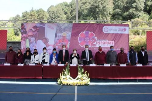 Rocío Solís Robles alcaldesa de Ecatzingo rindió su Segundo Informe de Gobierno