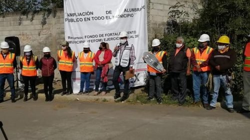 Gobierno municipal de Atlautla invertirá un millón 116 mil pesos en alumbrado público