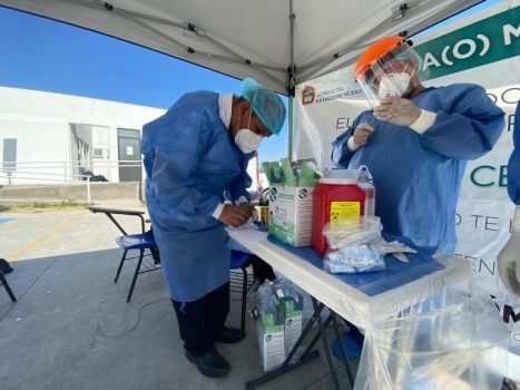 Aplican 500 pruebas gratis de COVID-19 en Valle de Chalco