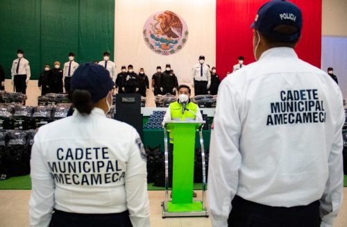 Obtiene cadetes de Amecameca el primer y tercer lugar de aprovechamiento en la Universidad Mexiquense de Seguridad y Justicia